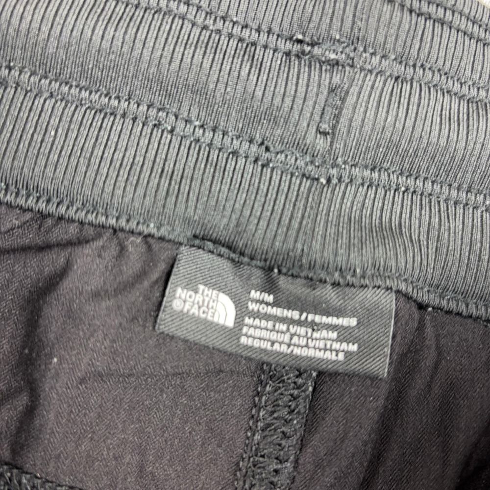 The North Face Capri Pants Womens M Black Hiking Nylon Stretch Travel Outdoor - Picture 6 of 11